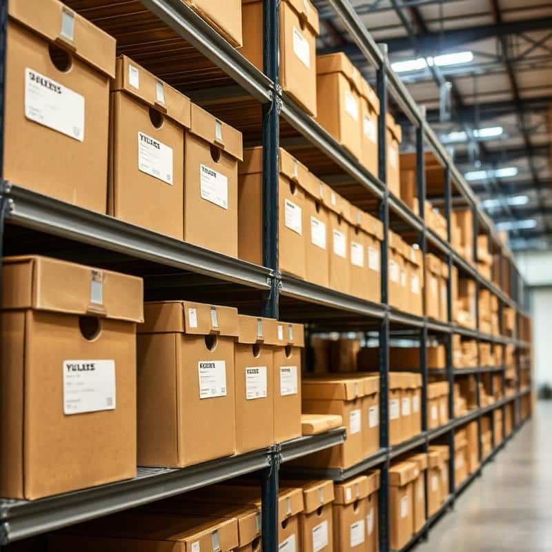 Ευέλικτοι χώροι για αποθήκευση κουτιών και αρχείων